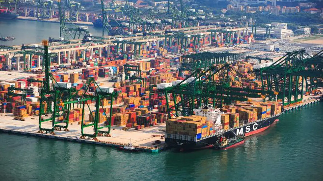 Pelabuhan terbesar di dunia2 - Port of Singapore 4