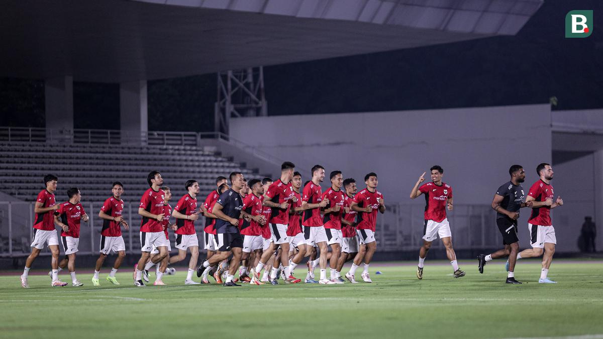 Foto: Timnas Indonesia Gelar Latihan Perdana di Jakarta Jelang Kualifikasi Piala Dunia 2026 Melawan China