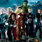 Dapatkah Anda menemukan wajah panda dalam poster Avengers berikut? (Matthew Merrill/playbuzz)