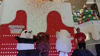 Rayakan serunya Natal bersama We Bare Bears di Mall Taman Anggrek (Foto: Vinsensia Dianawanti)