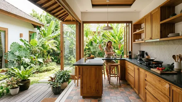 Model Rumah yang Cahaya Paginya Masuk hingga Dapur