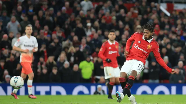 Fred - Manchester United - MU - Piala FA