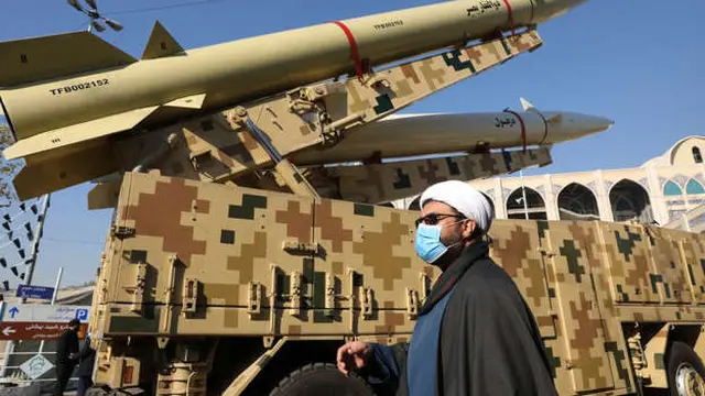Rudal Iran, 7 Januari 2022 (AP PHOTO)