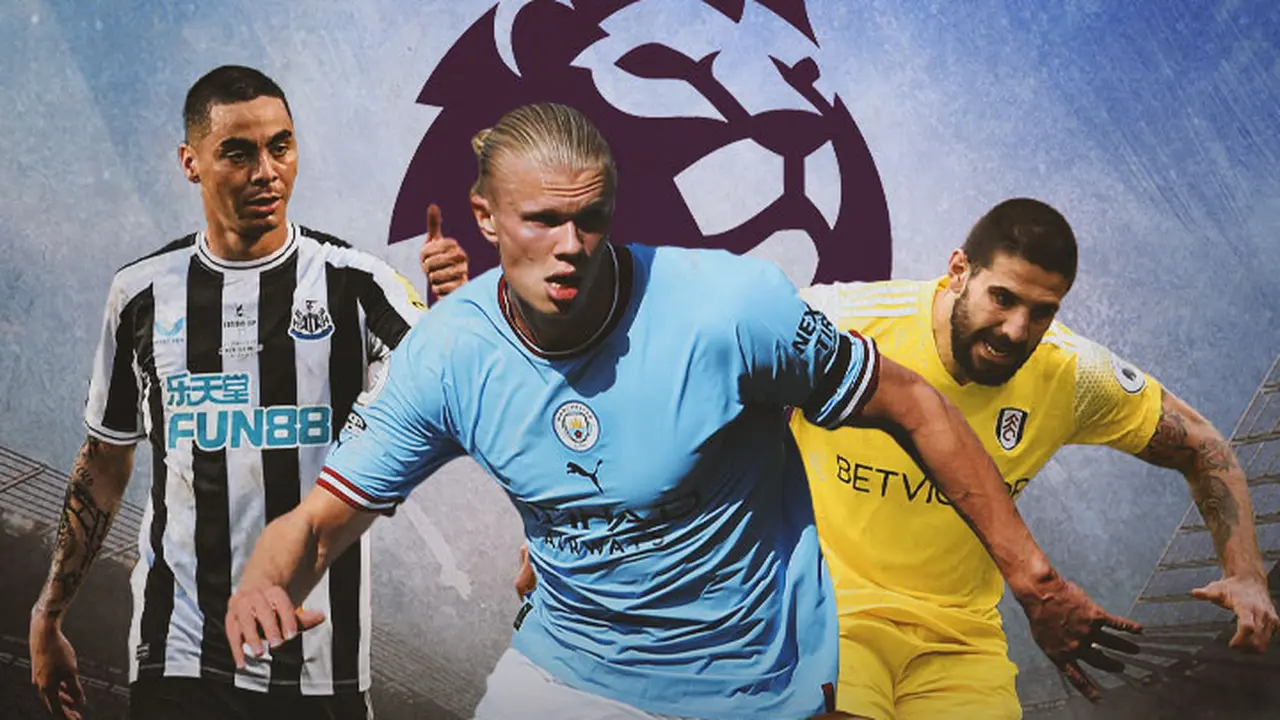 Premier League - Miguel Almiron, Erling Haaland, Aleksandar Mitrovic