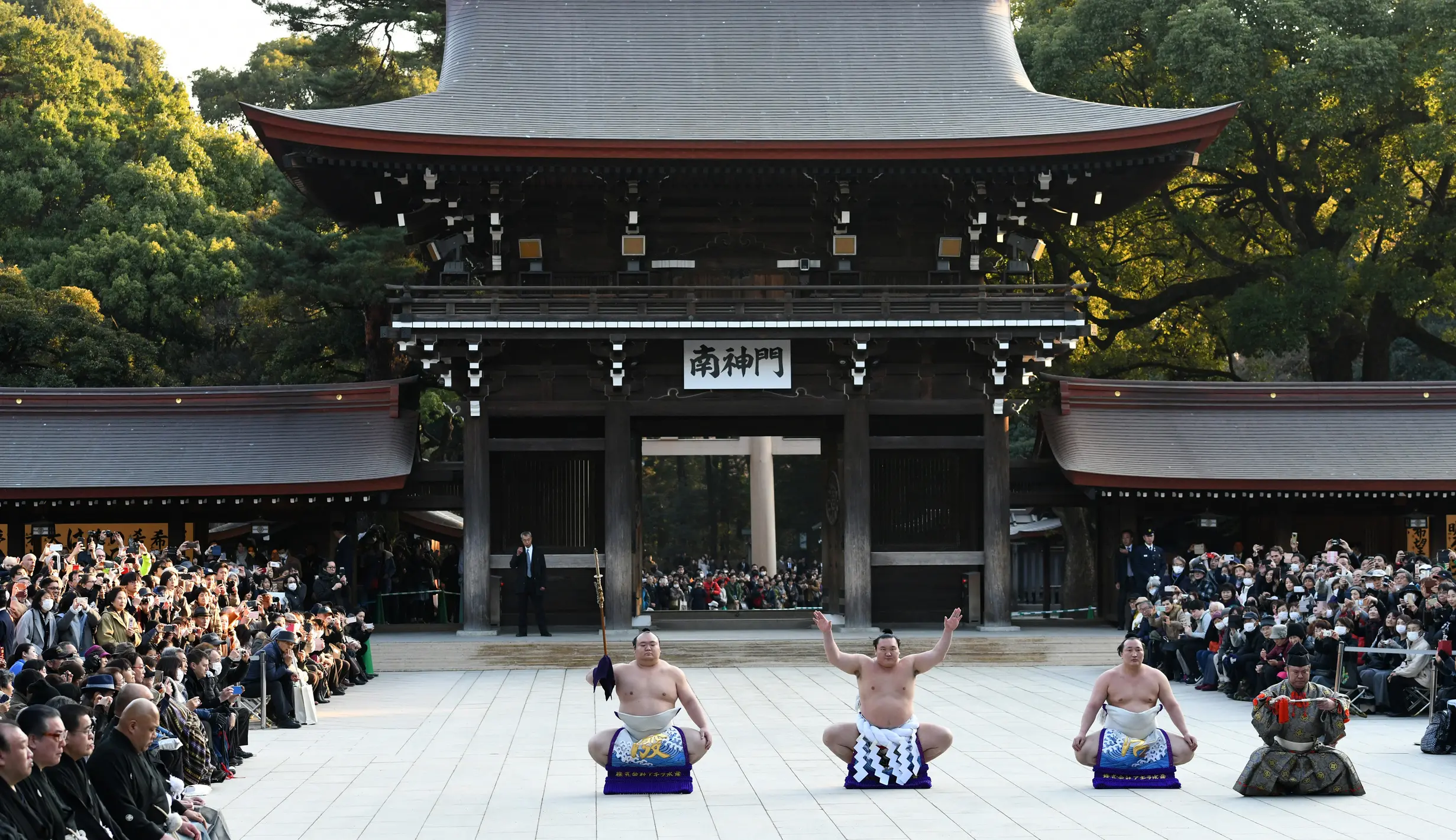 FOTO: Ritual Tahun Baru Para Juara Sumo di Jepang - Foto Liputan6.com