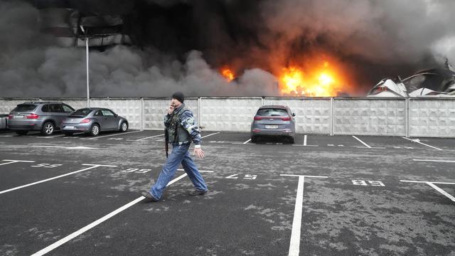 Serangan Rusia ke Kiev Hancurkan Pusat Logistik