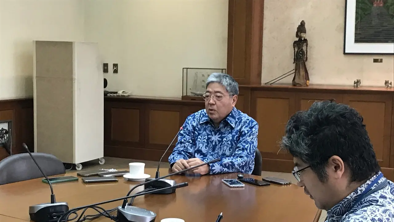 Duta Besar Jepang untuk Republik Indonesia Masaki Yasushi di Kedutaan Besar Jepang, Jakarta, Kamis (5/6/2026).