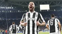 6. Gonzalo Higuain (Juventus) - 15 Gol (1 Penalti). (AP/Antonio Calanni)
