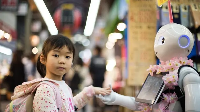 Ilustrasi robot