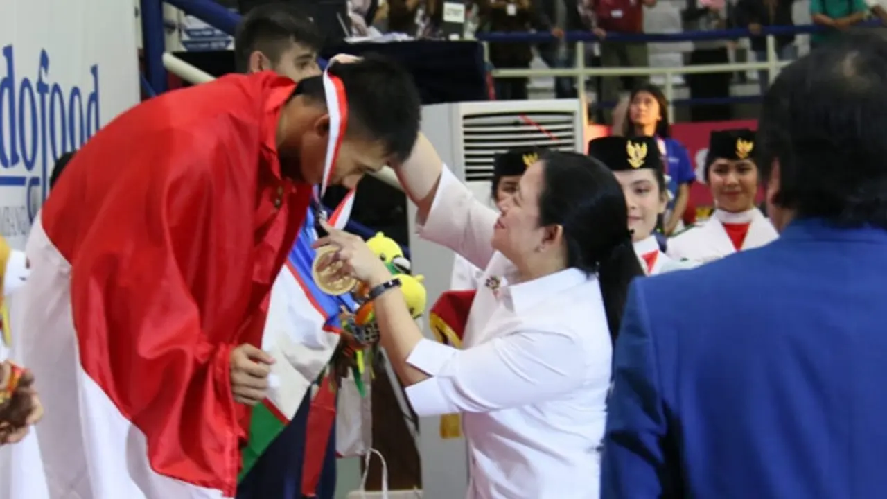 Menko Puan Bangga Melihat Langsung Tim Pencak Silat Indonesia Borong Emas