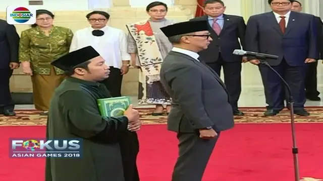 Idrus Marham sebagai tersangka, Presiden Joko Widodo melantik penggantinya, yakni Agus Gumiwang Kartasasmita sebagai Menteri Sosial yang baru.