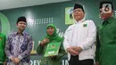PPP resmi mendukung pasangan Khofifah-Emil untuk kembali maju mencalonkan diri dalam Pemilihan Gubernur Jawa Timur dalam Pemilihan Kepala Daerah (Pilkada) serentak 2024. (Liputan6.com/Angga Yuniar)