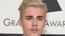  Selebriti yang mendunia,Justin Drew Bieber mantan kekasih dari Selena Gomez ini Nampak hadir di Grammy Award yang digelar di Los Angeles. (AFP/Bintang.com)