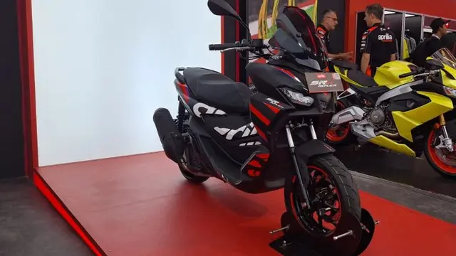 Intip Spesifikasi Aprilia SR-GT Replica, Terinspirasi dari MotoGP (Arief A/Liputan6.com)