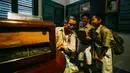 Kunjung ke museum tersebut dilakukan untuk napak tilas peristiwa Sumpah Pemuda yang pada 27-28 Oktober 1928, Jakarta, Rabu (29/10/2014). (Liputan6.com/Faizal Fanani)