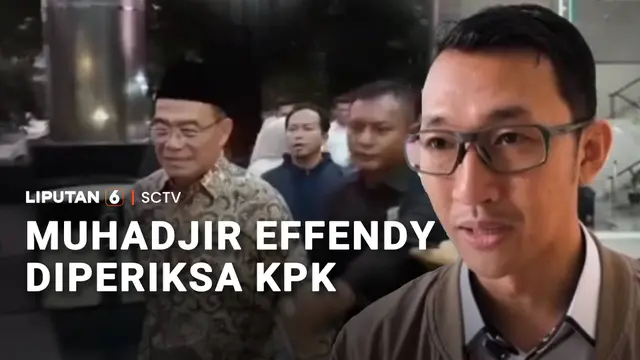Kasus Korupsi Kuota Haji: KPK Periksa Eks Menag Ad Interim Muhadjir Effendy