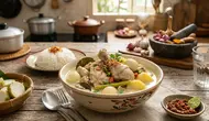 Resep Opor Ayam Putih Spesial yang Gurih, Kental dan Bumbu Meresap