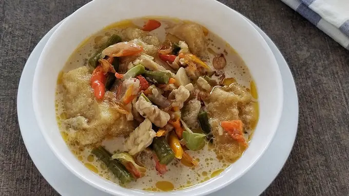 Sayur tempe dan tahu