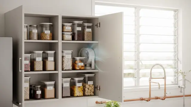 Cara Membersihkan Bau Kotoran Kecoa di Lemari Dapur