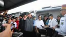 Sidak tersebut dilakukan untuk melihat lebih dekat situasi pemudik yang menggunakan jasa pelayanan PT. KAI, Kamis (24/7/14). (Liputan6.com/Faizal Fanani)