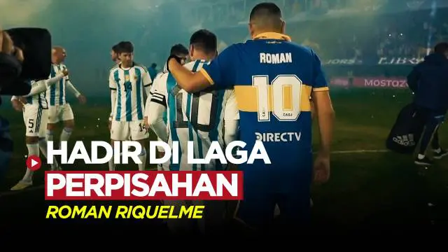 Berita Video, Lionel Messi hadiri laga perpisahan Riquelme pada Minggu (25/6/2023)