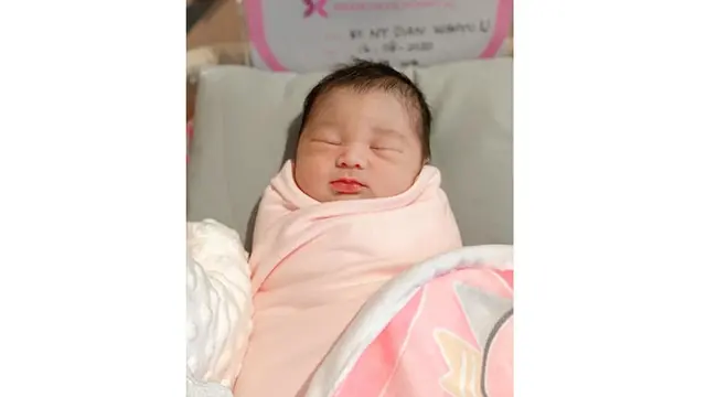 6 Potret Baby Rumi, Buah Hati Dian Pelangi yang Baru Lahir