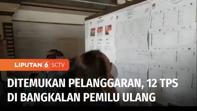 Proses pemilu di sejumlah daerah masih belum rampung, karena ditemukannya pelanggaran tata cara pemilihan umum. Sejumlah TPS harus menggelar pemungutan suara ulang.