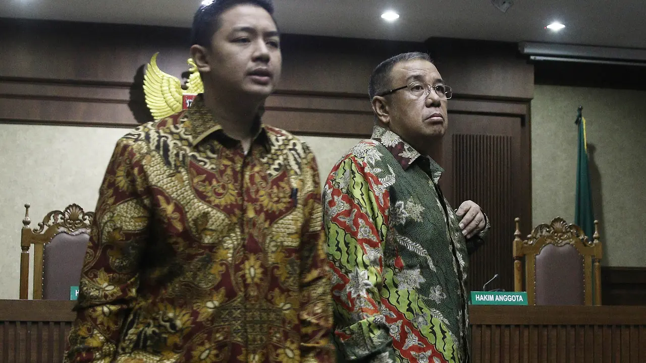 Asrun dan Wali Kota non Aktif Kendari Kembali Jalani Sidang Bersama