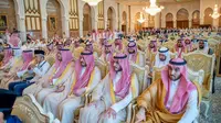 Bakal calon presiden (Bacapres) PDI Perjuangan Ganjar Pranowo bertemu dengan Pangeran Muhammad bin Salman (MBS) saat berada di Arab Saudi, dalam rangka ibadah haji (Istimewa)