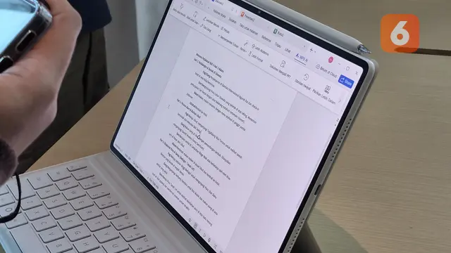 Fitur WPS AI di Huawei MatePad Air 2026. Liputan6.com/Aisyah Mustika Zamani