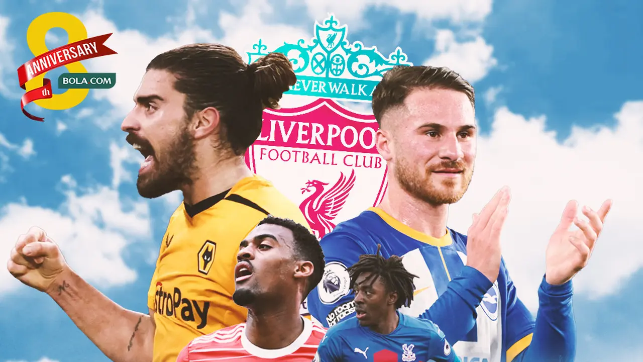 Ilustrasi - Alexis Mac Allister, Ruben Neves, Eberechi Eze, Ryan Gravenberch