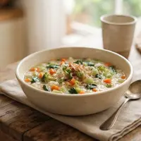 Resep Bubur Sayur untuk Lansia (AI Generated)