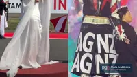 Gaya Kontras Agnez Mo di Mandalika GP 2026, Dari Anggun Bergaun Putih Jadi Edgy dengan Biker Look