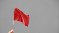 Ilustrasi red flag. (Photo Copyright by Freepik)