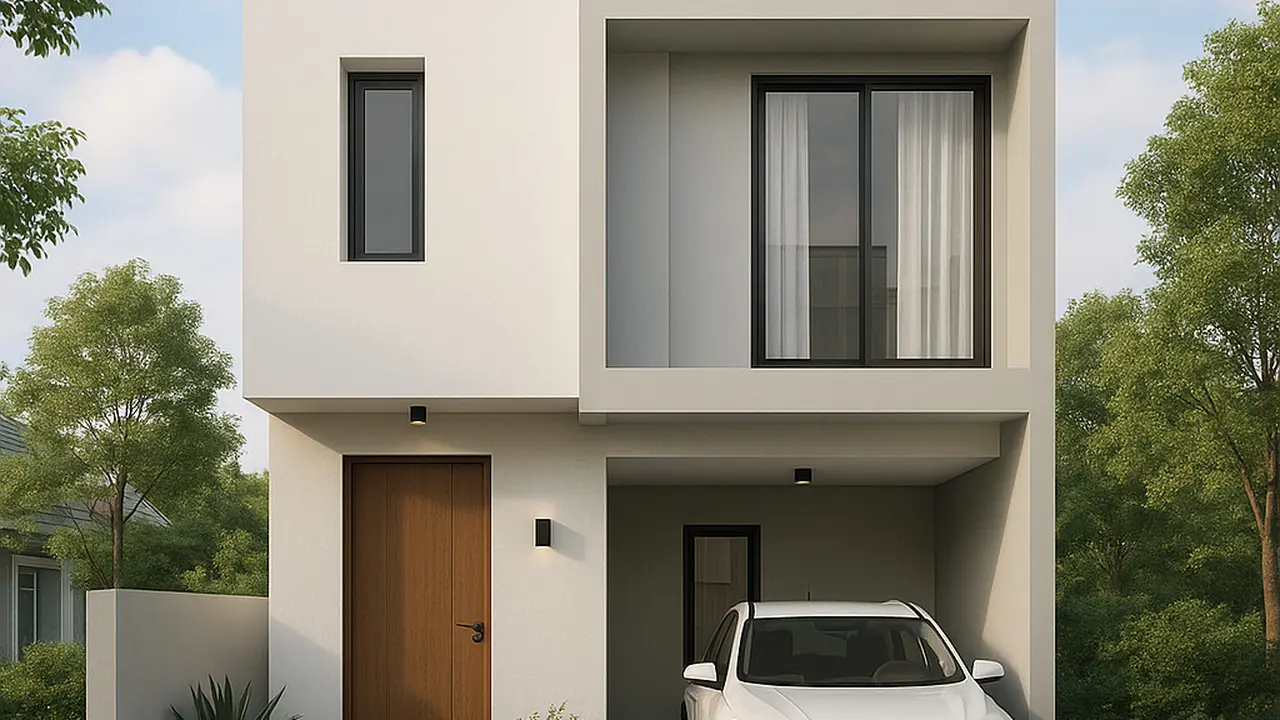 Inspirasi Rumah 7x10 Minimalis 2 Lantai 2025