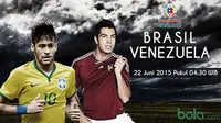 Piala Amerika : Brasil vs Venezuela (Bola.com/samsul hadi)
