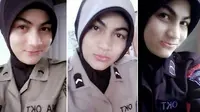 Bripda Nina Oktoviana Cantik dan Ahli Penjinak Bom