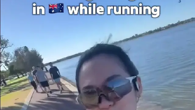 Potret Sheryl Sheinafia yang Kini Aktif Olahraga Lari (credit: instagram/sherylsheinafia)