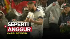Berita video striker Real Madrid, Karim Benzema, mendapat pujian setelah kemenangan 3-1 pada laga leg 1 perempat final Liga Champions 2021/2022, Kamis (7/4/2022) dinihari WIB.