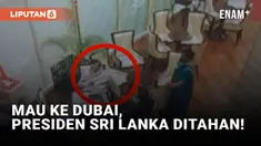 Presiden Sri Lanka Ditahan Imigrasi saat Coba Kabur ke Dubai