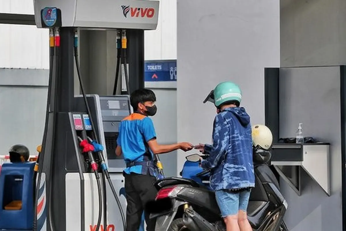 Potret terkini SPBU Vivo usai viral jual BBM cuma Rp8.900. ©Liputan6.com/Angga Yuniar