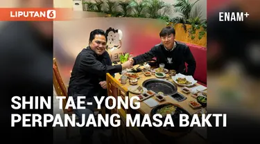 Sah! Shin Tae-yong Latih Timnas sampai 2027