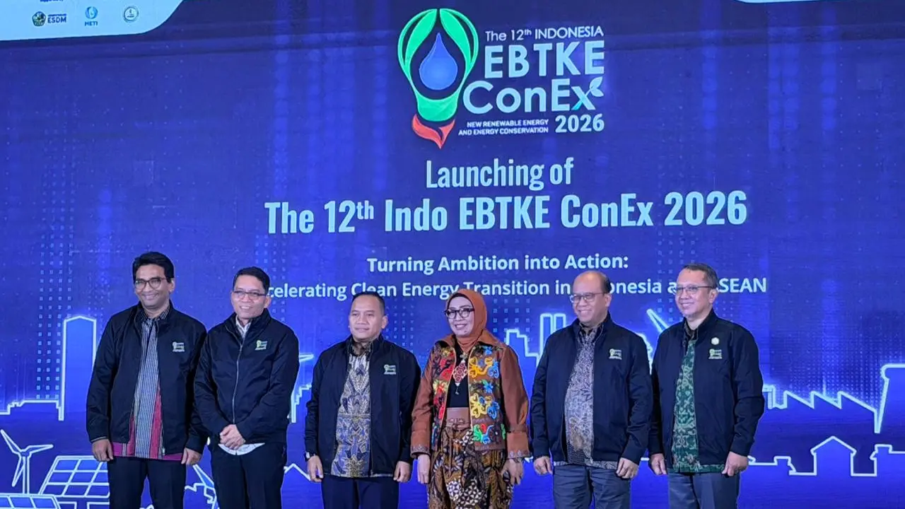 Kementerian ESDM meluncurkan penyelenggaraan The 12th IndoEBTKE ConEx 2026. (Foto: Liputan6.com/Maulandy R)