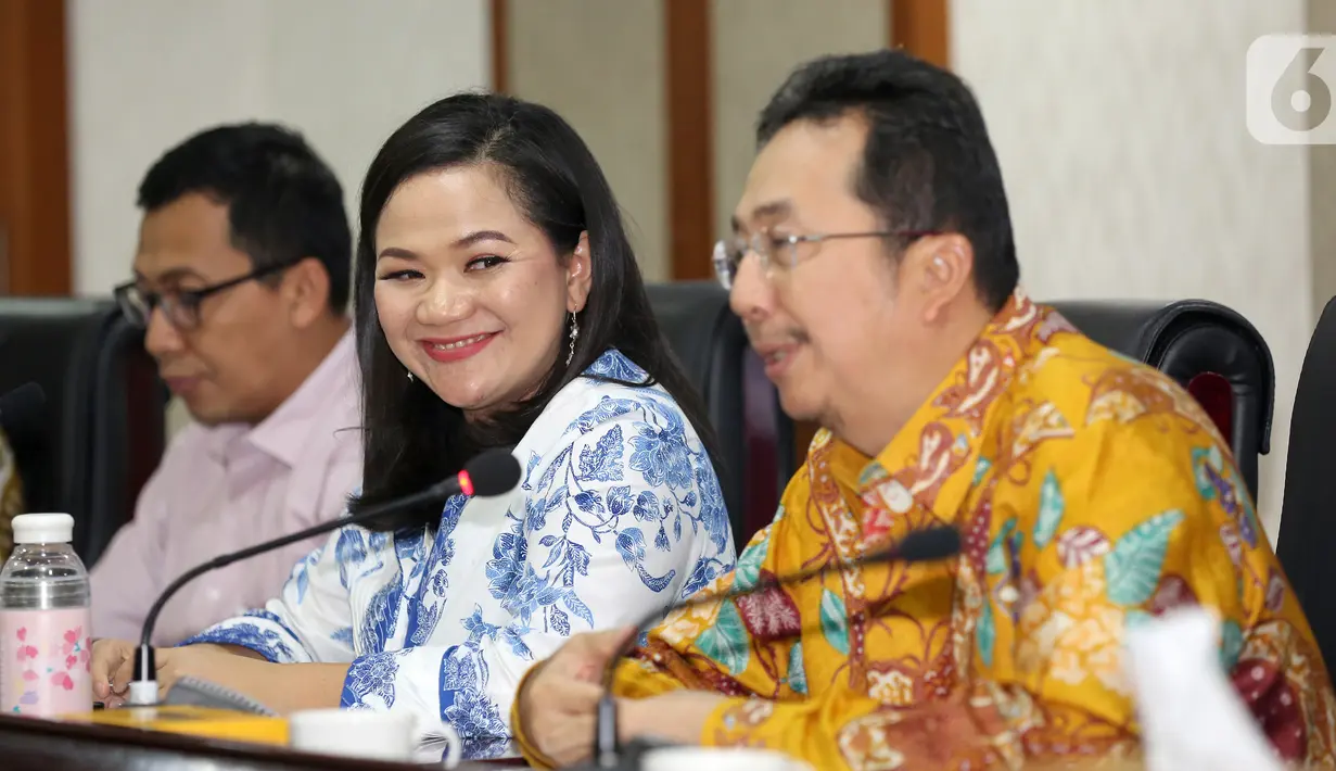 VP Marketing Airy, Ika Paramita memberi keterangan pers terkait kerja sama BPJamsostek dengan PT Airy Nest Indonesia di Jakarta, Rabu (11/12/2019).  Airy Rooms mendukung penuh implementasi program BPJamsostek yang memiliki misi menyejahkterakan para tenaga kerja. (Liputan6.com/Fery Pradolo)