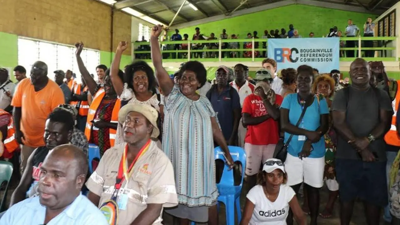 Warga Bougainville setuju untuk memisahkan diri dari Papua Nugini.