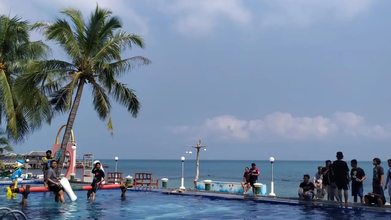 Ramainya Wisatawan Berlibur Saat Hari Raya Waisak 2022. (Senin, 16/05/2022). (Dokumentasi Allisa Resort Anyer).