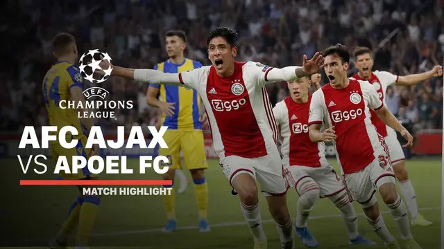 Berita video highlights leg II playoffs Liga Champions 2019-2020 antara Ajax melawan APOEL yang berakhir dengan skor 2-0, Rabu (28/8/2019).