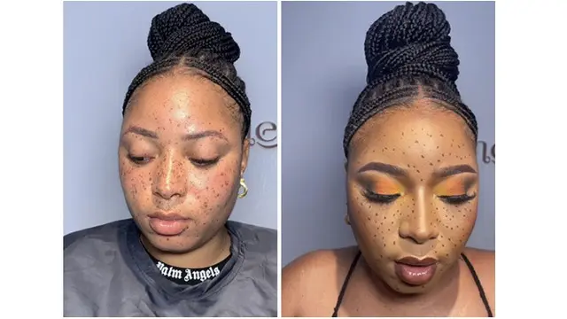7 Potret Orang Gagal Makeup Wajah di Salon Kecantikan Ini Hasilnya Berantakan