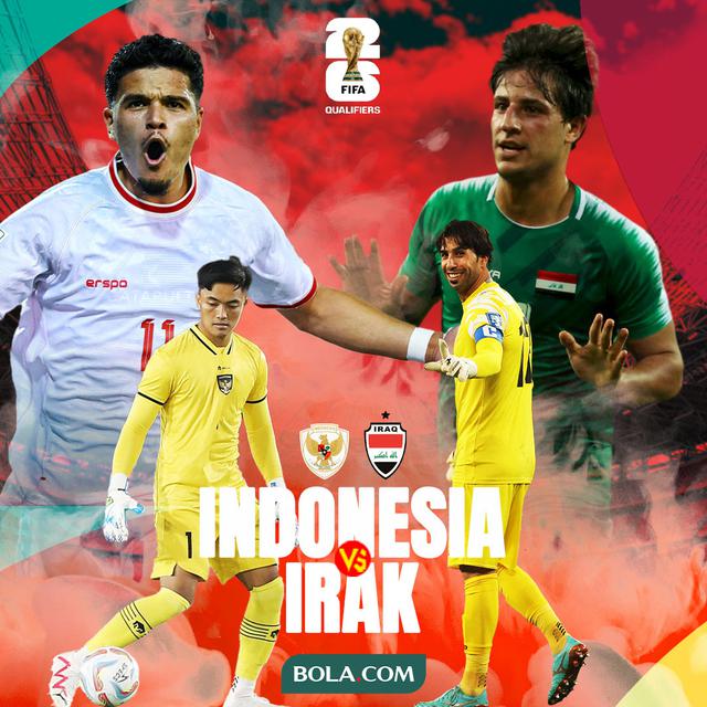 Kualifikasi Piala Dunia 2026 - Timnas Indonesia Vs Irak - Duel Antarlini