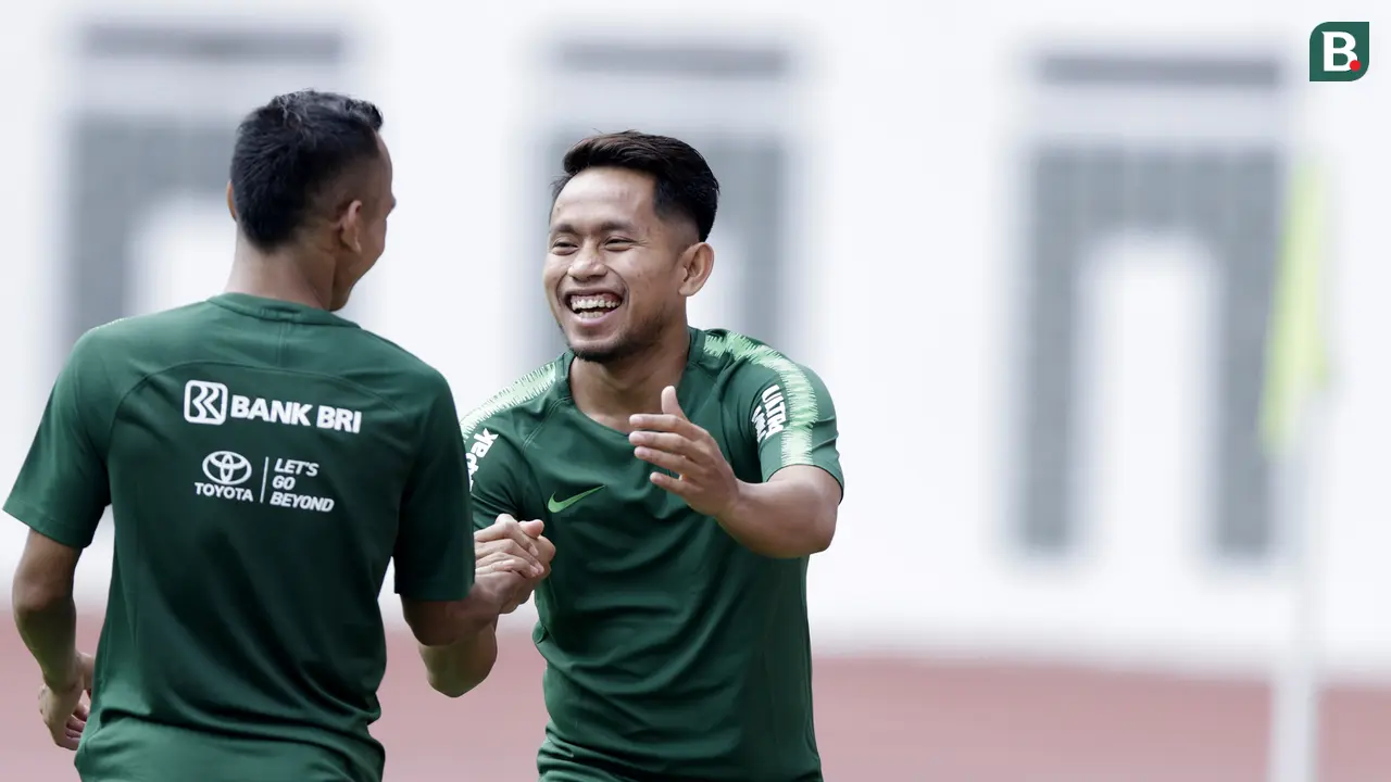 Piala AFF 2018: Latihan Timnas Indonesia